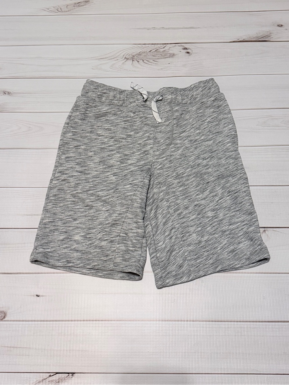 Cat & Jack Gray Knit Drawstring Athletic Shorts